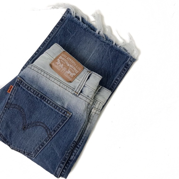 Levi's Denim - levi’s • ombre high waisted distressed jeans